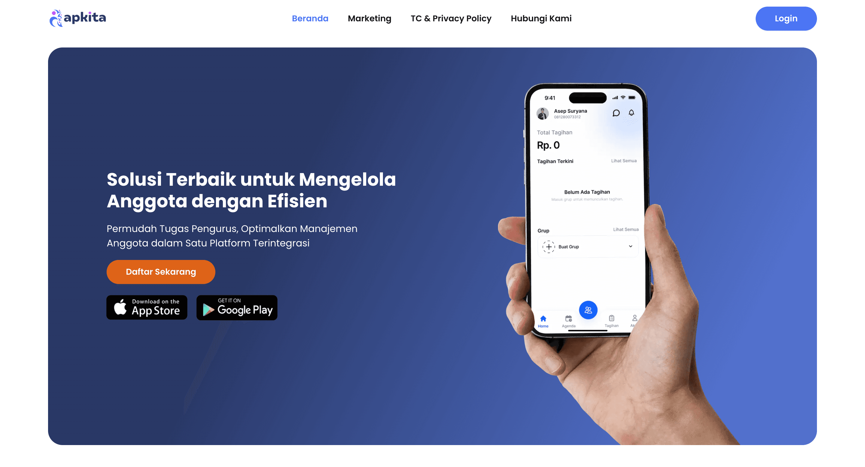Apkita Web Portal
